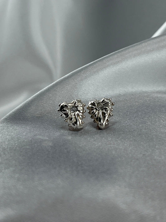Mini Ardor Studs - White Topaz