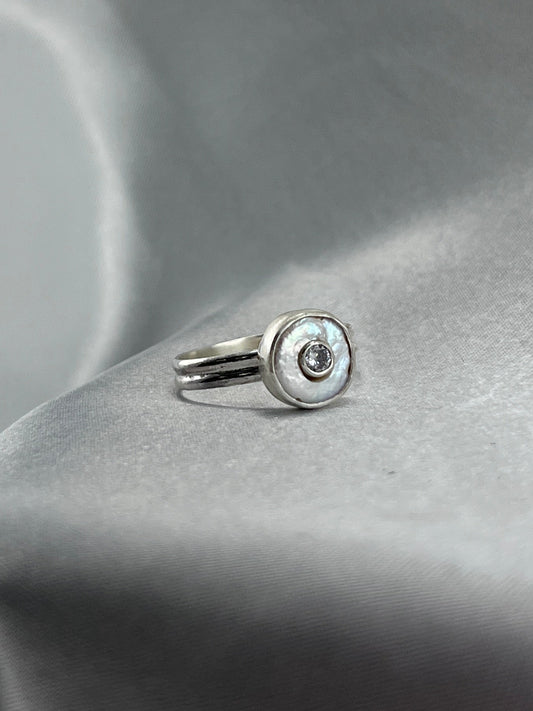 Tally Ho Pearl Ring - Size US 7.5