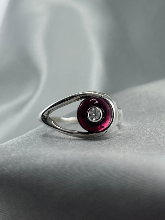 Tally Ho Saddle Ring - Size US 9