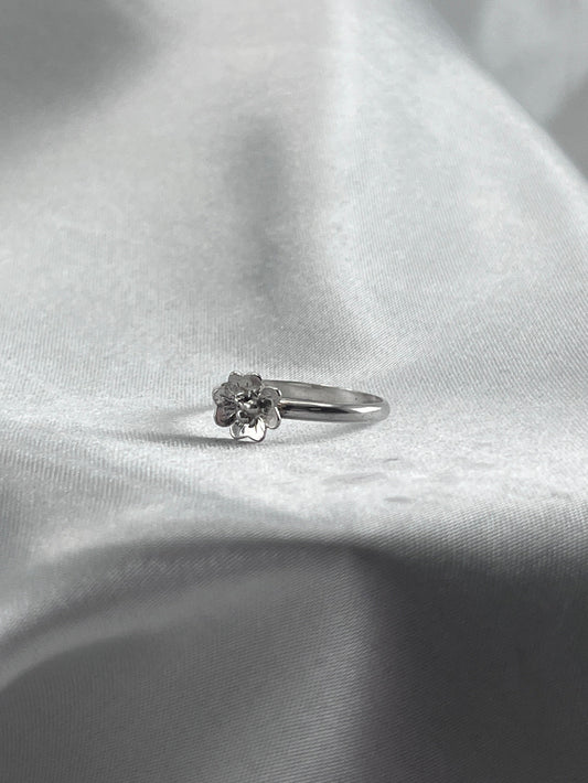 Floral Stacker Ring - Size US 7.5